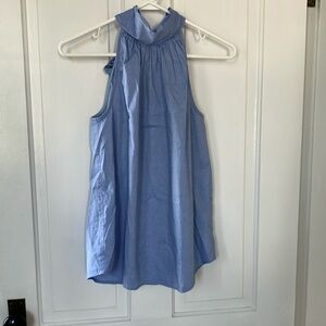 J. Crew Light Blue Sleeveless Top